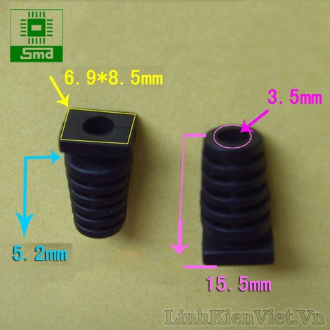 Đuôi cao su chống đứt dây (3.5-3.6mm)