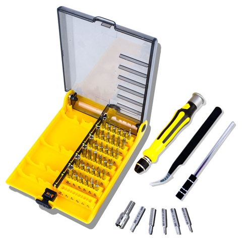 Bộ hộp tua vít đa năng 45 chi tiết thép CR-V tiện dụng sửa chữa điện tử