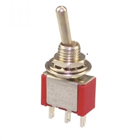 Công Tắc Gạt MTS-102 3A 250V 5mm màu đỏ Loại Tốt