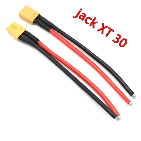 Dây Cáp Silicone Đầu XT30 Nối đực Cái Male / Female (100mm)