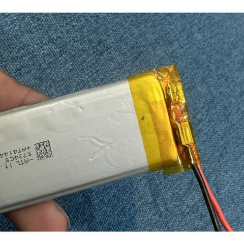 Pin lá 5C 15A lipo lithium Polyme 3,7v dòng xả cao dung lượng 3000mAh RC Máy công cụ 125x33mm