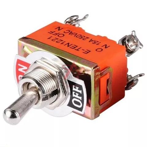 Công Tắc Gạt Đôi E-TEN 1221 15A/250V 2 Chế Độ ON-OFF 4P