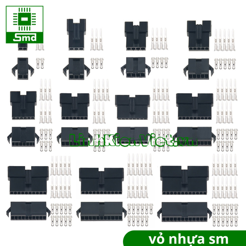 Set 5 Cặp Vỏ nhựa SM Đực + cái SM 2P/3P/4P/5P/6P