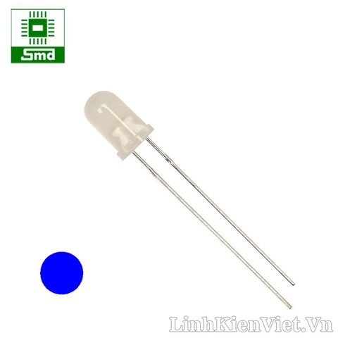 Led 5mm đục Xanh dương