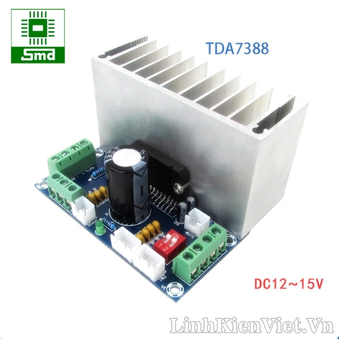 Mạch khuếch đại âm thanh class AB 4 kênh TDA7388 4x41W 12V (XH-M231)