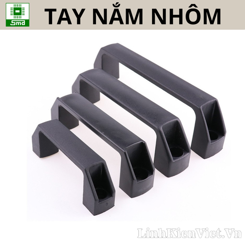 Tay Nắm Nhôm tâm đen/Nhôm Bạc LS522 loại đẹp dùng làm tay nắm tủ.