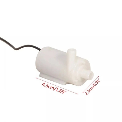 Máy bơm nước mini 3W 3V-6V LOẠI LẮP ỐNG NGANG