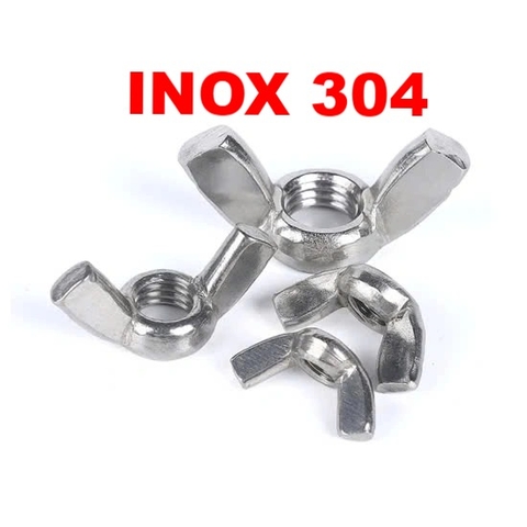Đai ốc cánh bướm vặn tay INOX 304 - Tán chuồn các loại