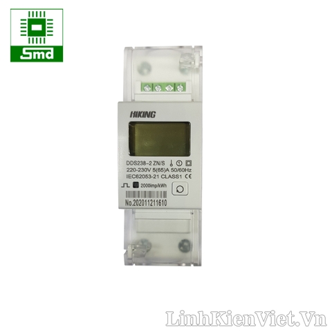 Công tơ điện tử 1 pha 2 Chiều Modbus RTU Hiking DDS238-2 ZN/S 5(65)A