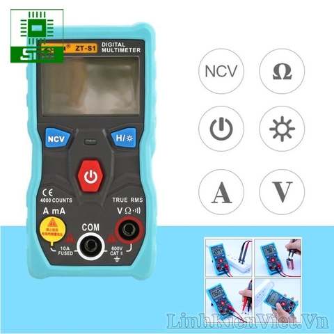 Đồng hồ vạn năng ZT-S1, đồng hồ đo điện thang đo tự động ZOYI ZT S1