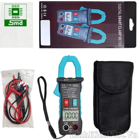 Đồng hồ vạn năng Ampe kìm Zotek Zoyi ZT-QB1 Đo AC/DC NCV Ohm 600A