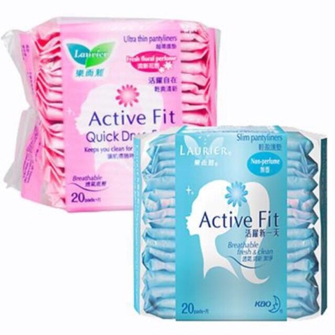 Băng Vệ Sinh Laurier Hàng Ngày Active Fit 20 Miếng