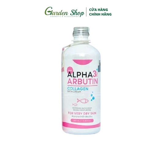 Sữa Tắm Dưỡng Trắng Da Precious Skin Alpha Arbutin 3 Plus Collagen 350ml