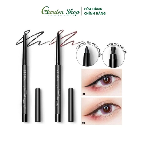 Chì Kẻ Mắt Chống Thấm Nước, Lâu Trôi Suốt 24 giờ Zeesea Lasting Gel Liner 0.28g