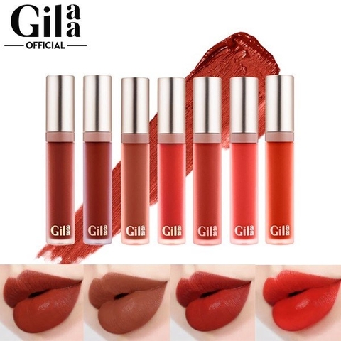 Son Kem Siêu Lì, Lâu Trôi, Mịn Mượt Nhẹ Môi Gilaa Long Wear Lip Cream 5g