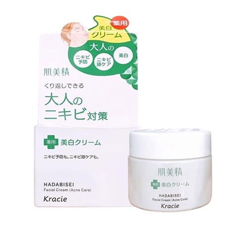 Kem Dưỡng Da Trị Mụn Kracie Hadabisei Facial Cream 50g