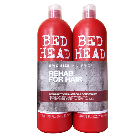 Bộ Gội Xả Tigi Haircare Bed Head Rehab For Hair Shampoo and Conditioner 750ml
