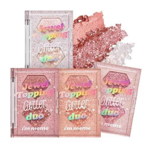 Phấn Mắt 2 Màu I'm Meme Jewel Topping Glitter Duo Eye Shadow 3g