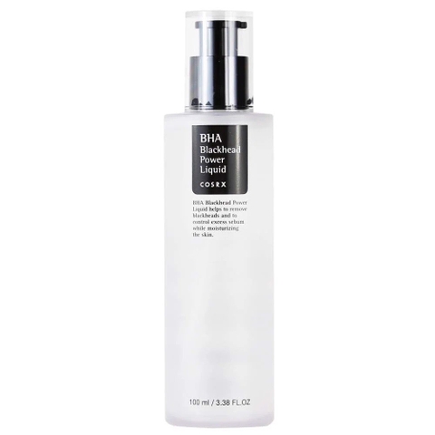 Tẩy Tế Bào Chết Hóa Học Trị Mụn Đầu Đen, Mụn Ẩn, Lỗ Chân Lông To Cosrx BHA Blackhead Power Liquid 100ml