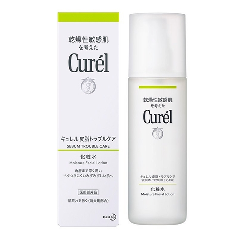 Nước Hoa Hồng Kiềm Soát Dầu Curél Sebum Trouble Care Moisture Facial Lotion 150ml