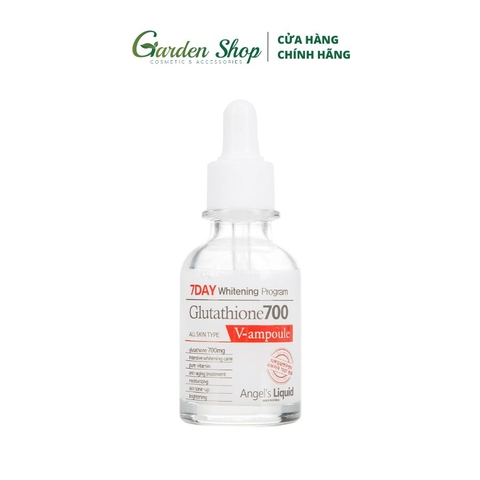 Tinh Chất Angel's Liquid Dưỡng Sáng Da, Mờ Thâm 7 Day Whitening Program Glutathione 700 V Ampoule 30ml