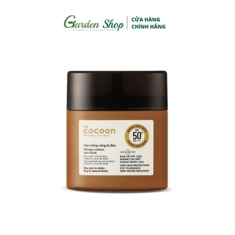 Sữa Chống Nắng Bí Đao Ráo Mịn Tự Nhiên Cocooon SPF 50+ PA++++50ml