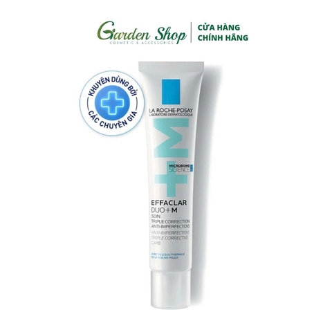 (Nhập Khẩu) Kem Dưỡng Giảm Mụn, Ngừa Thâm, Thông Thoáng Lỗ Chân Lông La Roche-Posay Effaclar Duo+ 40ml