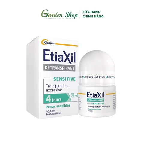 Lăn Khử Mùi Etiaxil Détranspirant Traitement Aisselles Peaux Sensibles 15ml