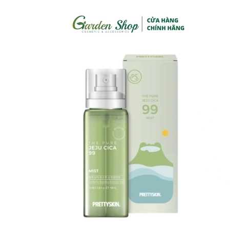 Xịt Khoáng Rau Má Pretty Skin The Pure Jeju Cica 99 Mist 100ml