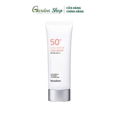 Kem Chống Nắng Nâng Tông Da Tự Nhiên Karadium Sun Snail Repair Cream 70ml