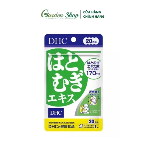 Viên Uống Trắng Da DHC Coix Extract 20 Ngày 20 Viên
