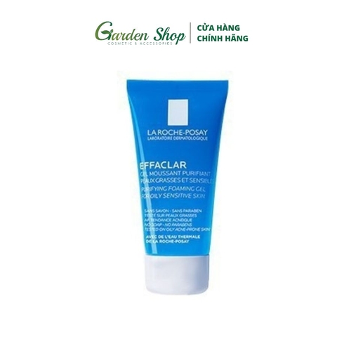 Sữa Rửa Mặt Dạng Gel Cho Da Dầu Mụn La Roche-Posay Effaclar Purifying Foaming Gel For Oily Sensitive Skin 15ml