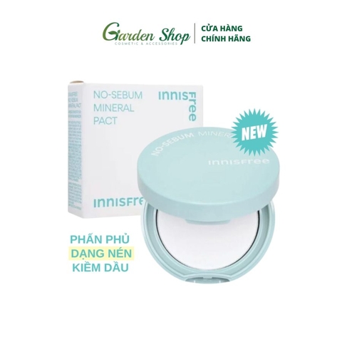 Phấn Nén Kiềm Dầu Innisfree No Sebum Mineral Pact 8.5g