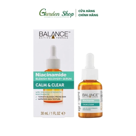 Tinh Chất Ngừa Mụn Mờ Thâm Balance Active Formula Niacinamide Blemish Recovery Serum 30ml