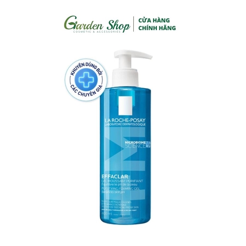 Gel Rửa Mặt La Roche-Posay Dành Cho Da Dầu, Nhạy Cảm Effaclar Purifying Foaming Gel For Oily Sensitive Skin 400ml