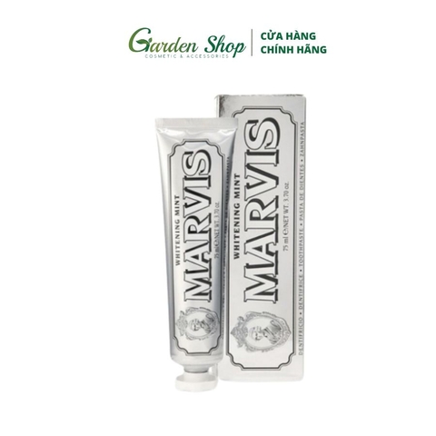 Kem Đánh Răng Trắng Răng Cao Cấp Marvis Whitening Mint 85ml
