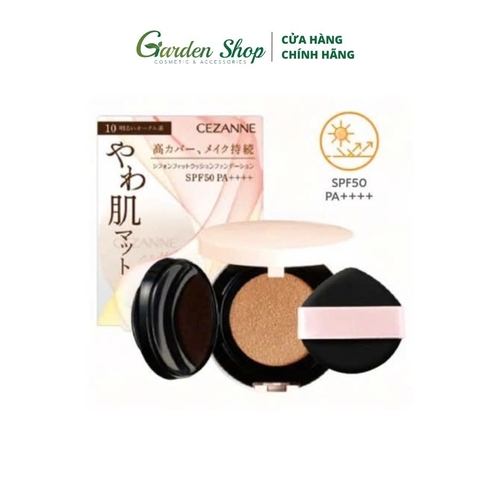 Cushion Che Phủ Mỏng Nhẹ Tự Nhiên Cezanne Foundation SPF50 PA++++ 11g
