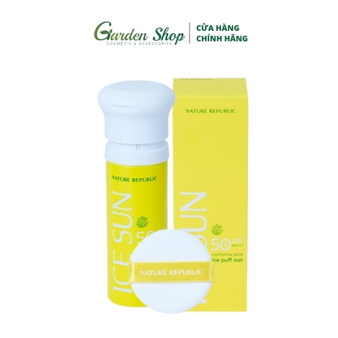 Kem Chống Nắng Ice Puff Sun Nature Republic Hàn Quốc 100ml