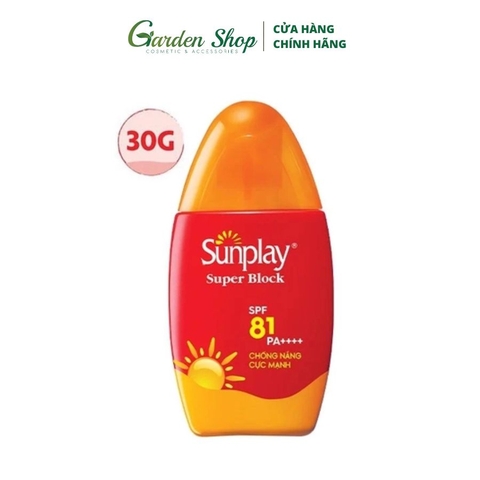 Sữa Chống Nắng Cực Mạnh Sunplay Super Block SPF81 PA++++ 30g