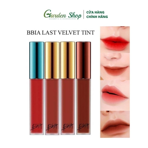 Son Kem Lì, lên Màu Siêu Chuẩn Bbia Last Velvet Lip Tint 5g