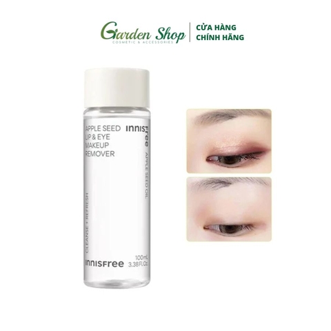Tẩy Trang Mắt Môi Innisfree Apple Juicy Lip & Eye Remover 100ml