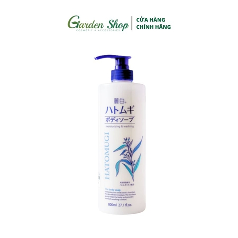 Sữa Tắm Hatomugi Chiết Xuất Ý Dĩ Làm Sáng Da Moisturizing & Washing 800ml