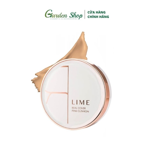 Phấn Nước Kiềm Dầu, Che Phủ Hoàn Hảo Lime Real Cover Pink Cushion SPF 50+/PA+++ 20g