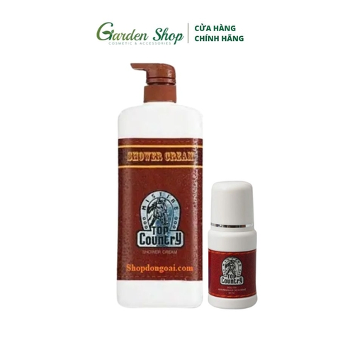 Combo Sữa Tắm Mistine Top Country 500ml + Lăn khử mùi