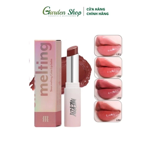 Son Dưỡng Ẩm Môi Có Màu Merzy Siren Melting Color Lip Balm 3g
