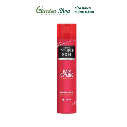 Xịt Tạo Kiểu Tóc Giữ Tóc Cố Định Double Rich Hair Spray Strong Hold 170ml