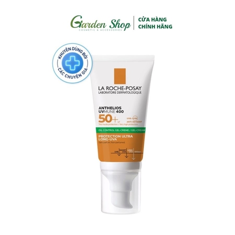 Kem Chống Nắng Kiềm Dầu La Roche-Posay Anthelios UVmune 400 Oil Control Gel- Cream SPF 50+ PA++++