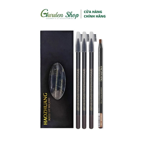 Chì Xé Kẻ Mày Phẩy Sợi Sắc Nét Haozhuang Make Up Milano Eyebrow Pencil Precicion 4.5g