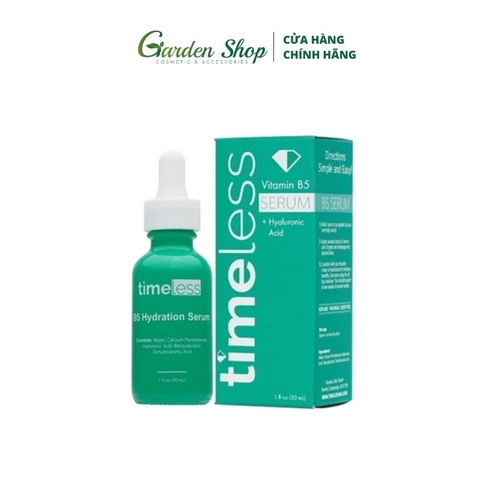 Tinh Chất Làm Dịu, Phục Hồi Da Timeless Vitamin B5 Serum 30ml