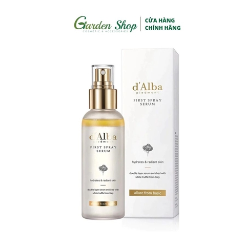 Xịt Khoáng Serum D'Alba First Spray Căng Bóng Da Lành Tính 100ml/ 50ml